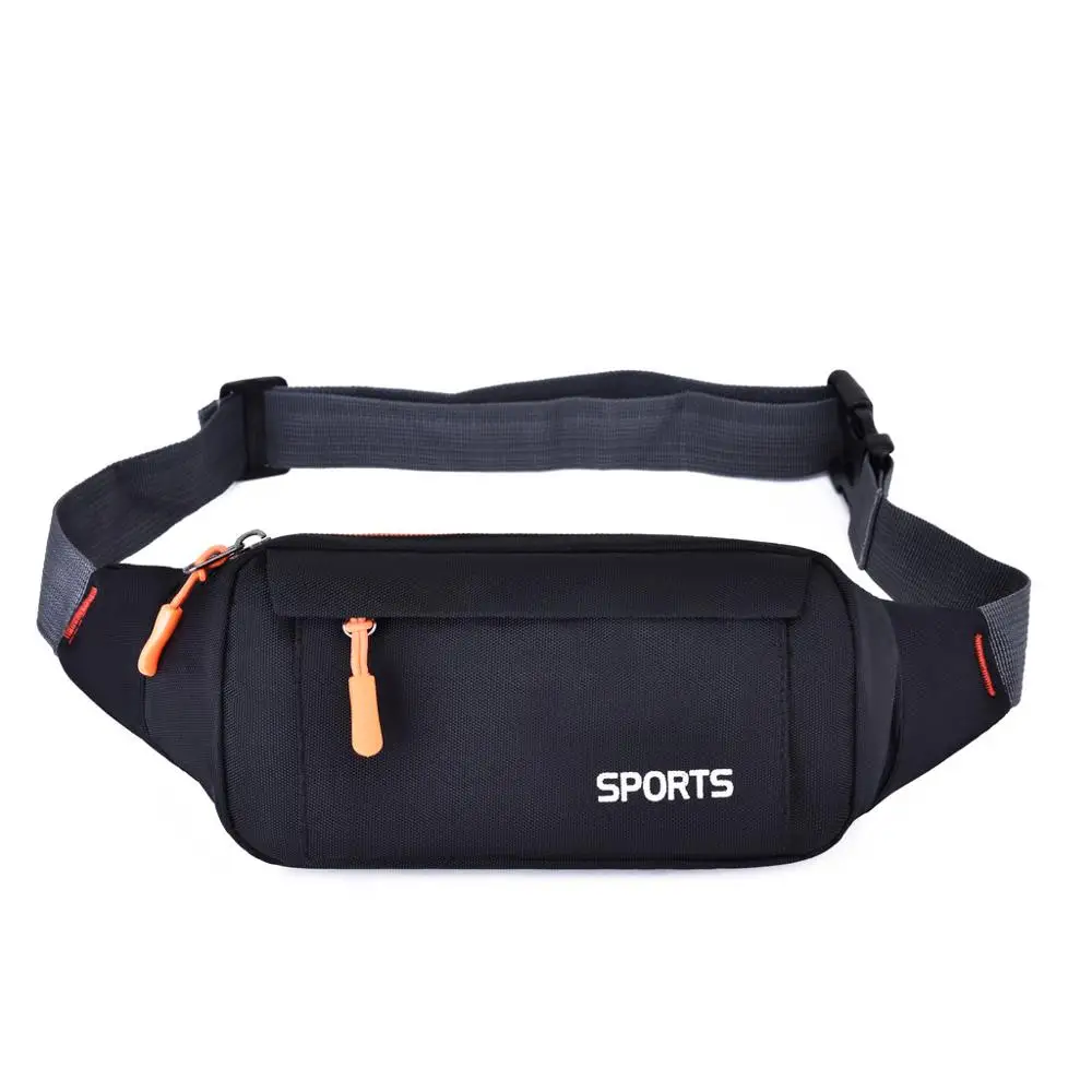 Поясная сумка для мужчин и женщин простая повседневная модная спортивная одежда фитнеса уличная ткань