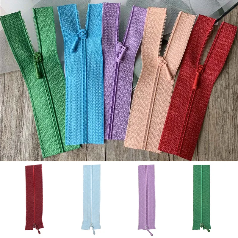 5PCS Mini Zipper 7cm for Doll Clothing Handmade Sewing Scrapbooking Garment Applique DIY Dolls Clothes Accessories | Дом и сад