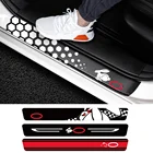 4 шт. для Volkswagen GTI автомобильный Стайлинг Автомобильная дверь подоконник фотозащита наклейки Переводные аксессуары