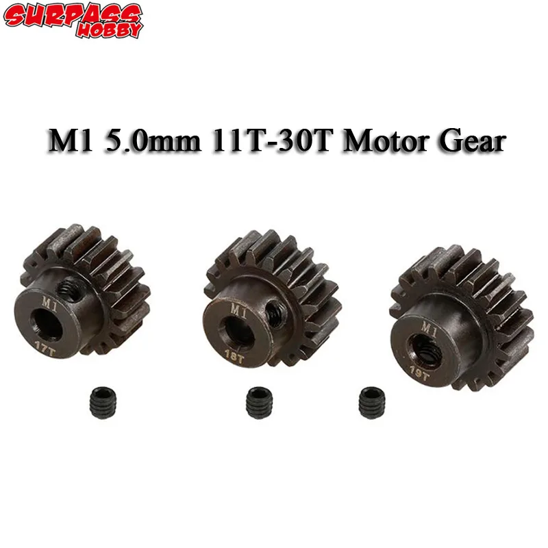 Мотор-редуктор M1 5 мм 11T-13T/14T-16T/17T-19T/20T-22T для 1/8 RC багги автомобиля монстра грузовика