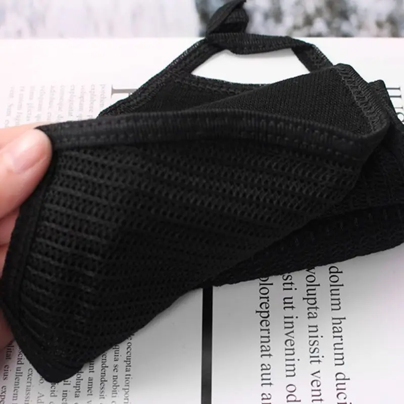 Унисекс Зимняя Маска для защиты от пыли на половину лица двухслойная хлопковая