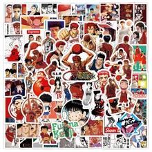 10/50/100PCS Comic Slam Dunk Anime Stickers Waterproof DIY Guitar Luggage Laptop PVC Graffiti Decal Sticker Kid Classic Toys