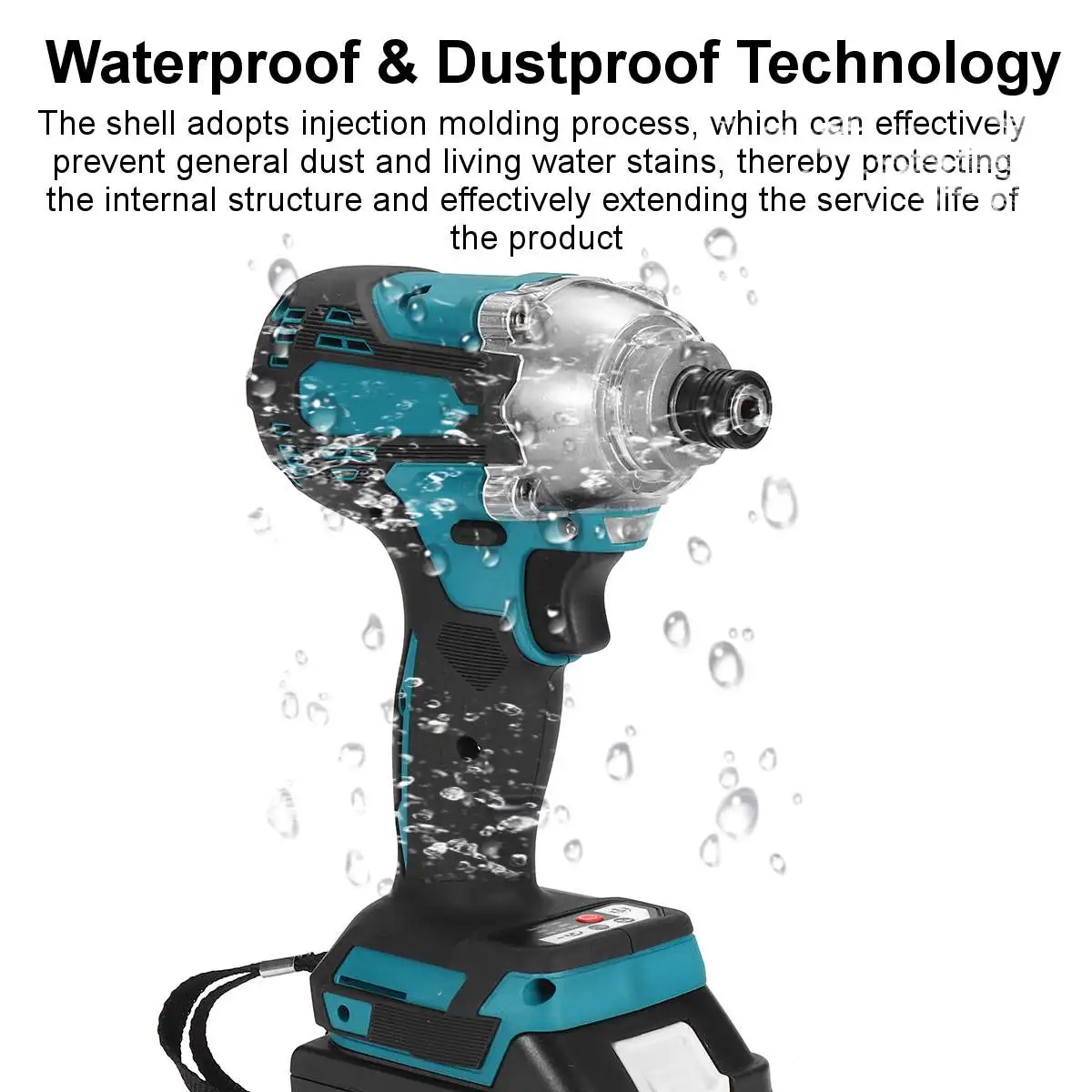 Шуруповерт ударный аккумуляторный 800 Н · м 18 в 388vf |