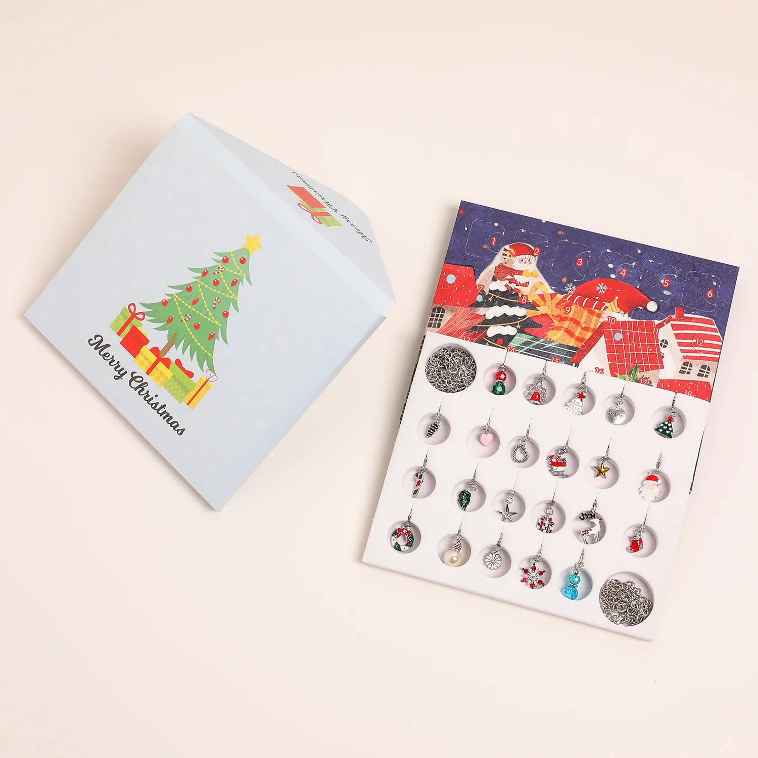 2022 календарь с обратным отсчетом и подвесками рождественские украшения сделай