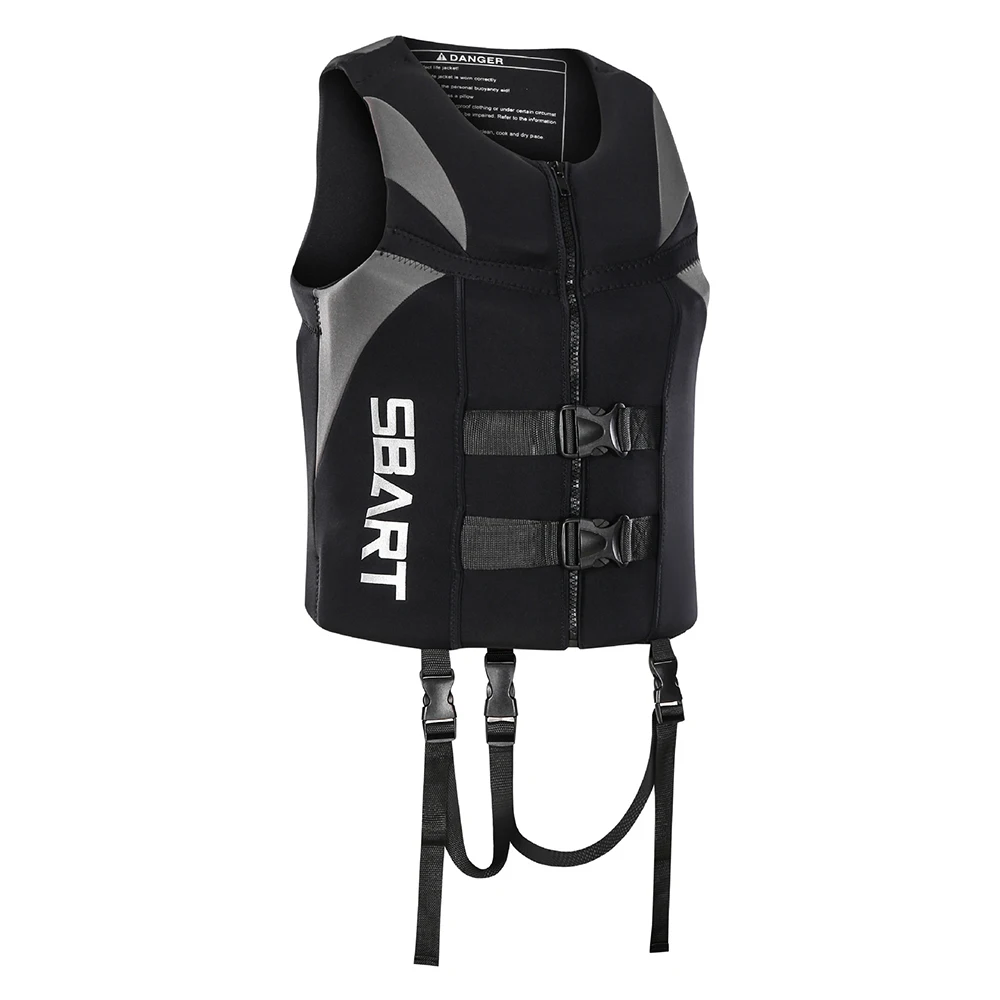 

Adults Life Jacket Neoprene Safety Life Vest Water Sports Fishing Water Ski Vest Kayaking Boating Swimming Drifting Safety Vest