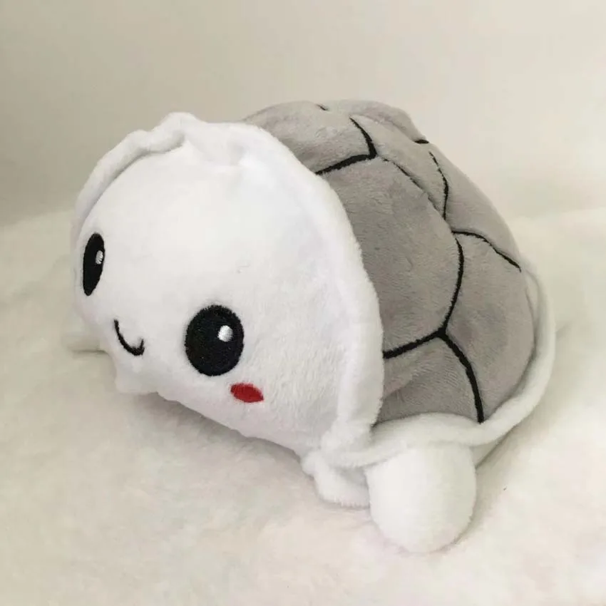 

Soft Double-Sided Face Tortoise Doll turtle Silicone Decompression Flip Doll Educational Water Toy For Children Gifts
