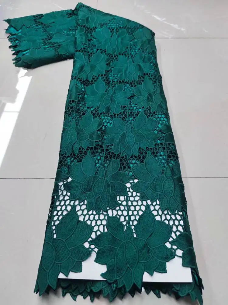 

YY4000 Fashion Style African Lace Fabric Water Soluble Cord Laces For Party