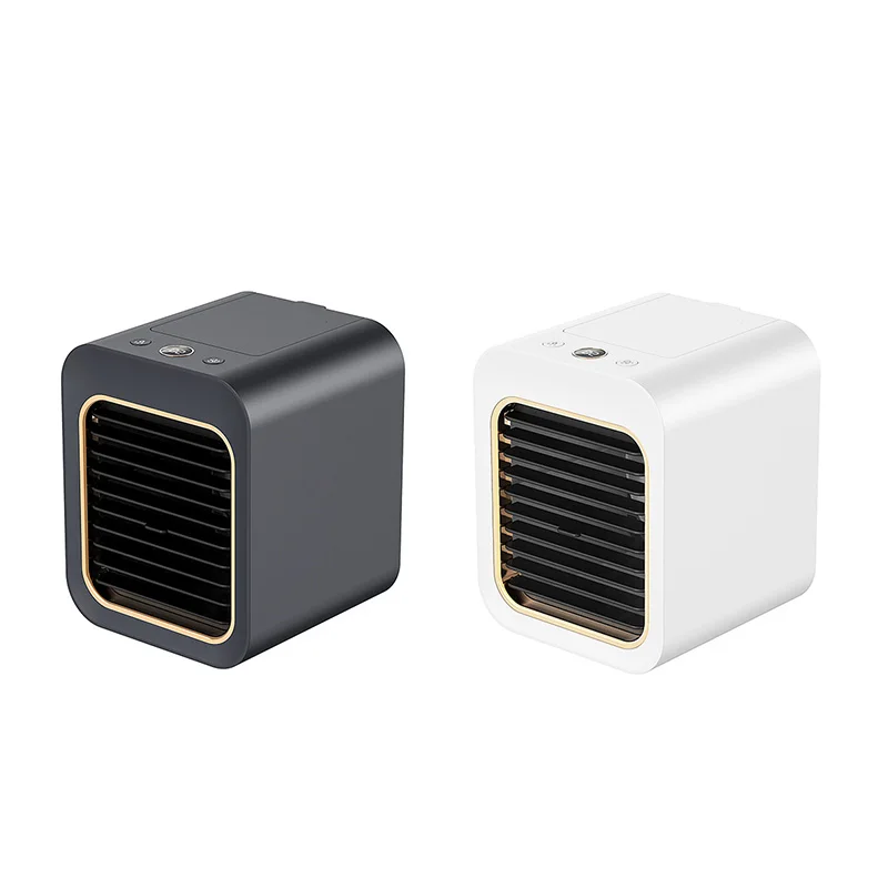 

Air Conditioner Fan Air Cooler Mini Three Gear Mode Cooling Fan Air Frost Air Conditioner Portable Cooling USB Desktop Fan