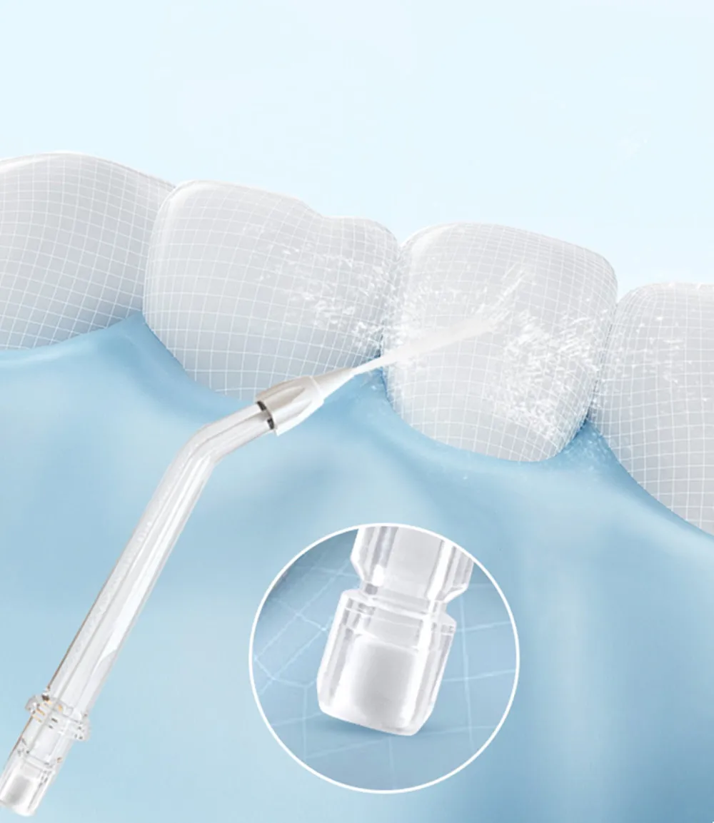 

Gradient colour Electric Oral Irrigator Water Floss Portable IPX6 Waterproof Dental Water Flosser Jet Cordless Teeth Cleaner