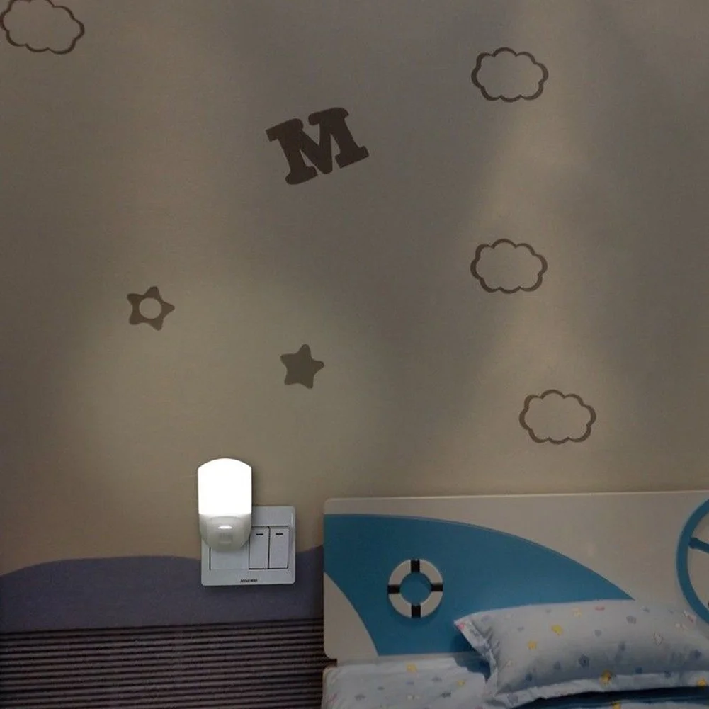 9 светодиодный PIR датчик движения Ночной светильник для дома прихожей спальни