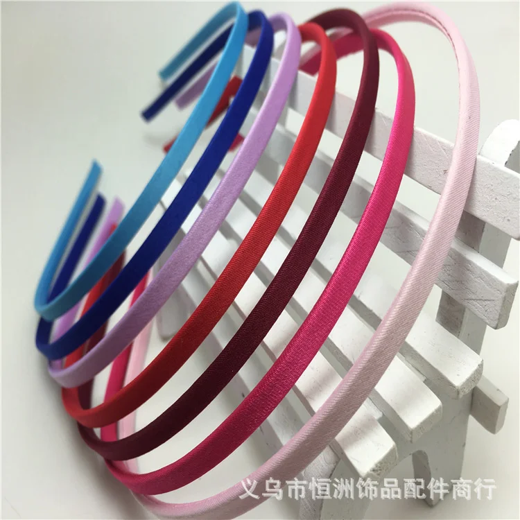 

Straight 5mm metal cover cloth hair hoop popular hair circle hair buckle jewelry material DIY