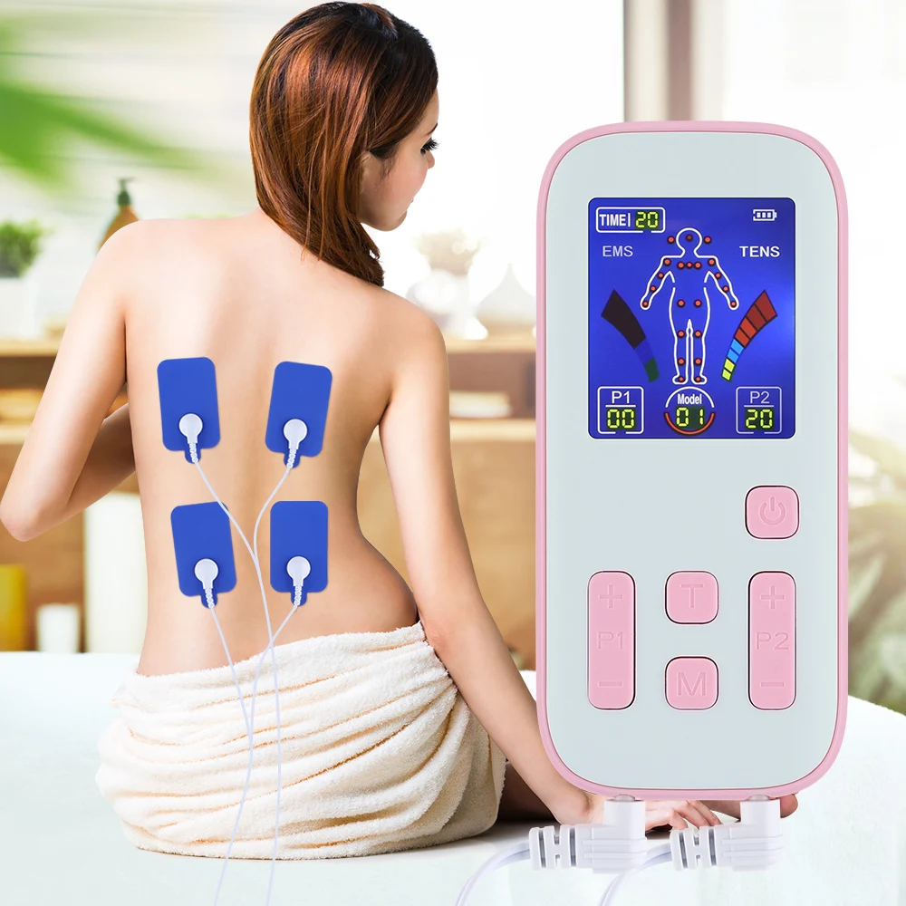 

35Mode EMS Tens Body Massager Pulse Meridian Muscle Stimulator Digital Therapy Pain Relief Cervical Spine Massage Patch