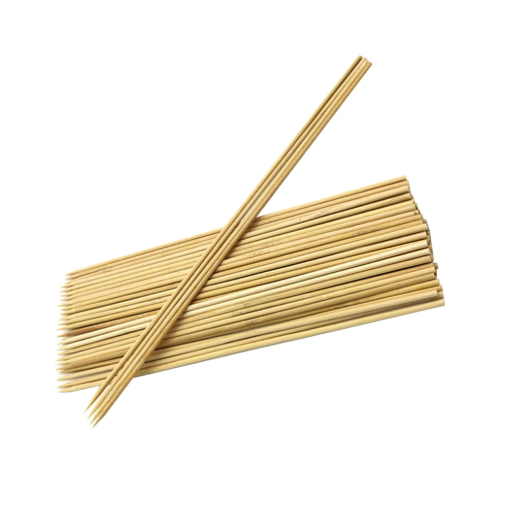 2 упаковки одноразовых бамбуковых палочек Штанга Для Запекания Мяса штанги для