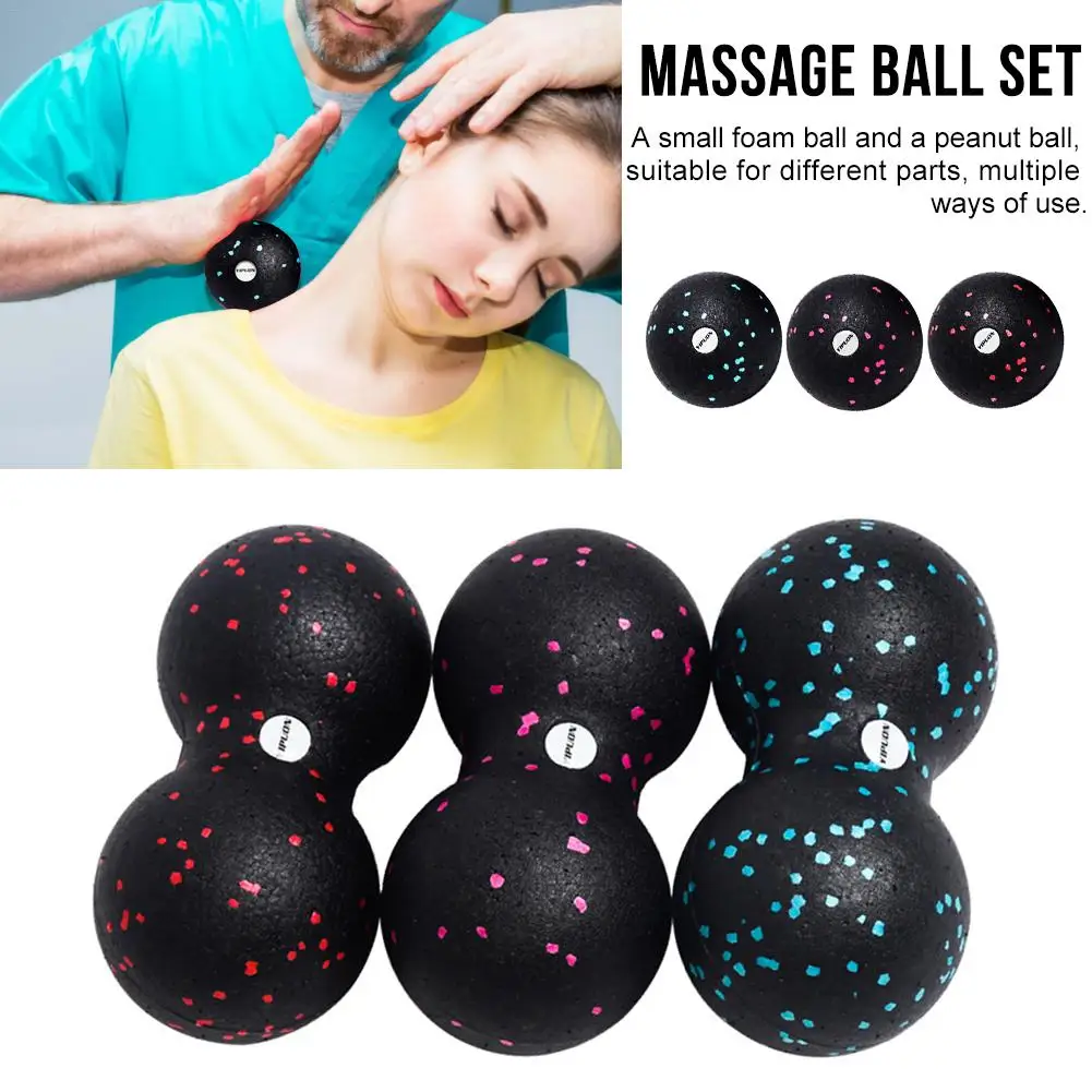 Drop Shipping EPP Massage Peanut Ball Back Therapy Cross Fit Yoga Balls Trigger Point Sports Gym Release Excise Full Body | Спорт и