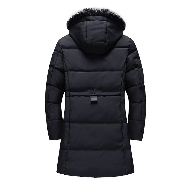 Man Long Fund Thickening Even Hat Loose Coat Teenagers Leisure Time Trend Cotton Men's Winter Cotton-padded Clothes