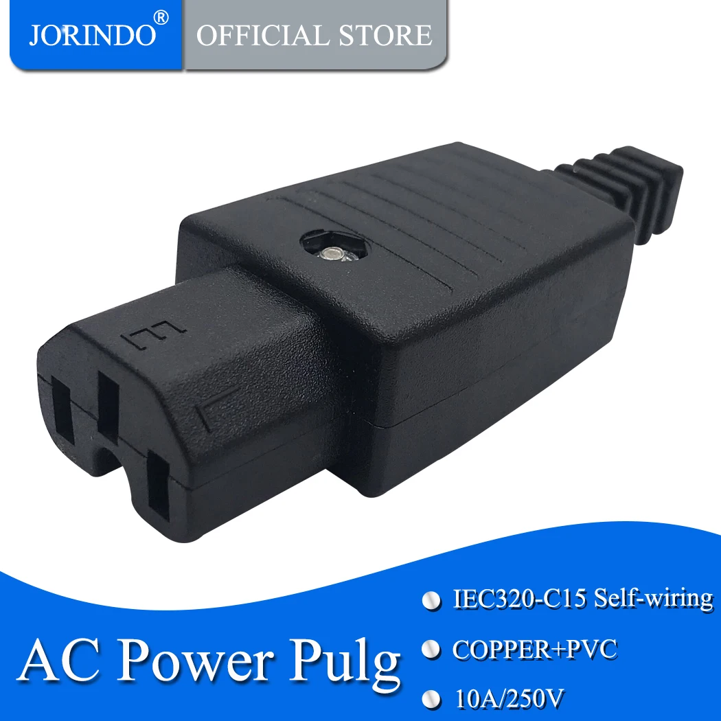 JORINDO высокое качество IEC 320 C13 розетка адаптер 10А 250В ABS многофункциональный