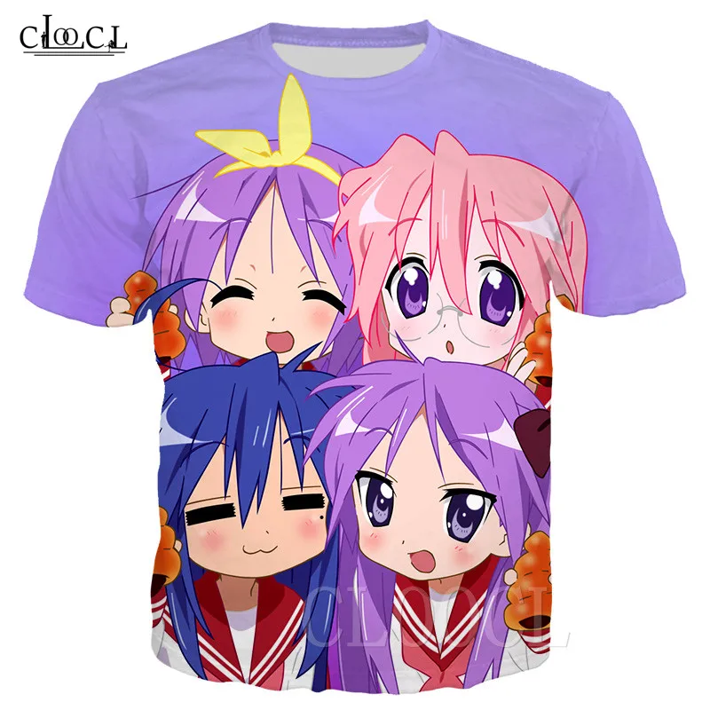 Футболка унисекс с 3D принтом аниме Счастливая звезда|Мужские футболки| |