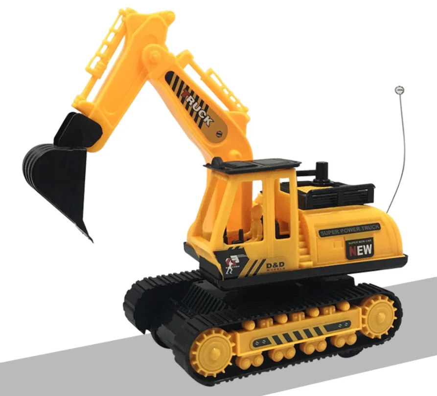 Игрушечный экскаватор с дистанционным управлением 1:24 инженерный трактор