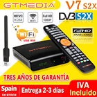 Лидер продаж, спутниковый ТВ-приемник Gtmedia V7S, HD-рецептор, стандарт Испании, спутниковый декодер, Freesat V7 HD