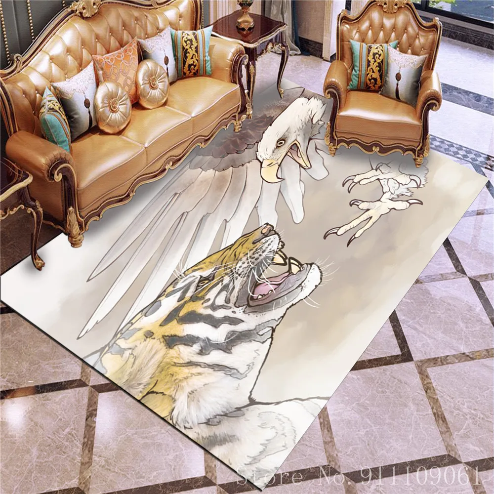 Домашний текстиль 3D коврики с принтом лисы коврик напольный для Спальня ковры