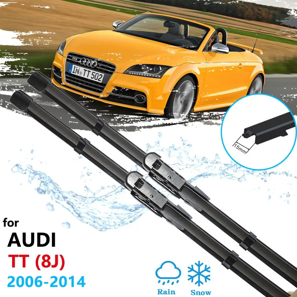 

Car Wiper Blades for Audi TT 8J 2006~2014 MK2 Windscreen Windshield Wipers Car Accessories 2007 2008 2009 2010 2011 2012 2013