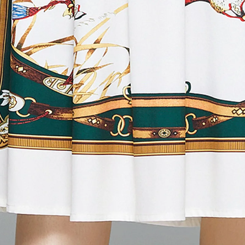 

Spring New Woman Print Dress Slim A-line Skirt Dresses for Office Lady Elegant Printed Party Dress Woman Butterfly Print Dress