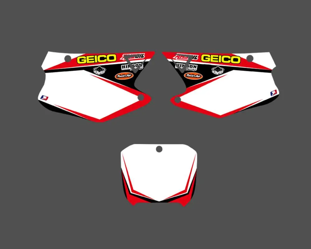 Графические наклейки для мотоцикла Honda CR125 CR125R CR250 CR250R 2000 2001 CR 125 250 125R 250R|team decals|decal