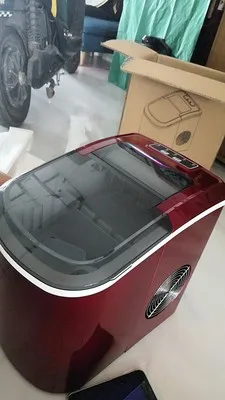 15kgs/24H Электрический льдогенератор коммерческий и бытовой портативный ручной добавления воды мороженое в форме пули делая машину HZB-12/A