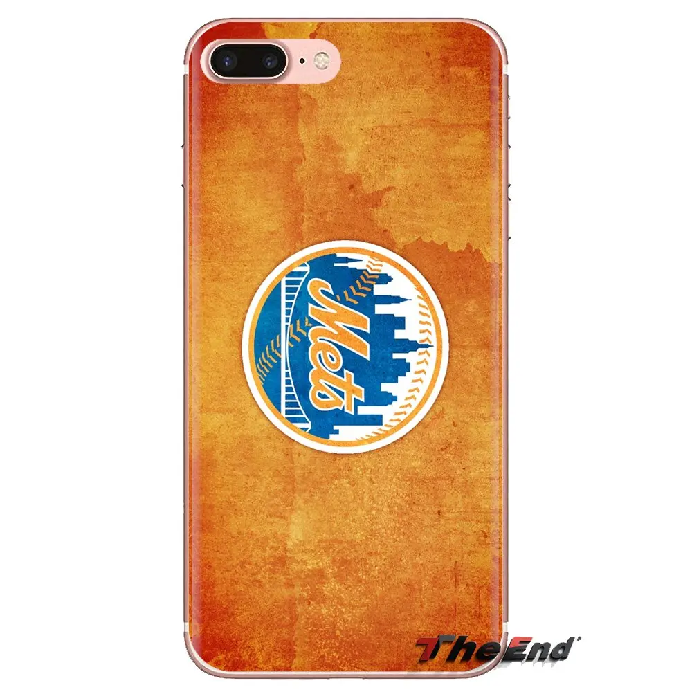 Нью-Йорк с логотипом Mets прозрачный мягкий чехол Чехлы для iPod Touch Apple iPhone 4 4s 5 5S SE 5C 6