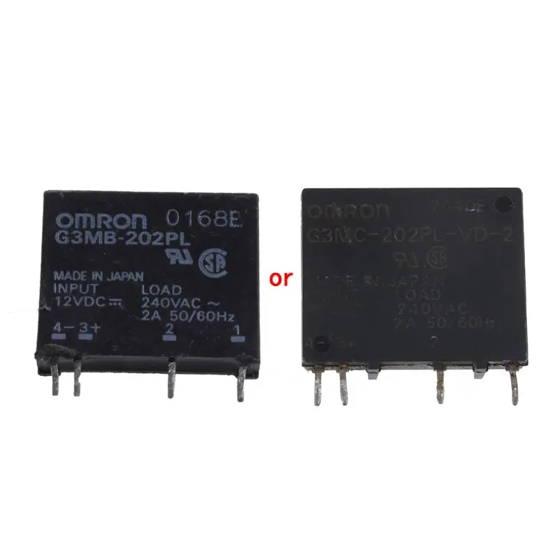 1 шт. Новое твердотельное реле G3MB 202PL DC AC PCB SSR 12 В Out 240 2A|Детали для приборов личной
