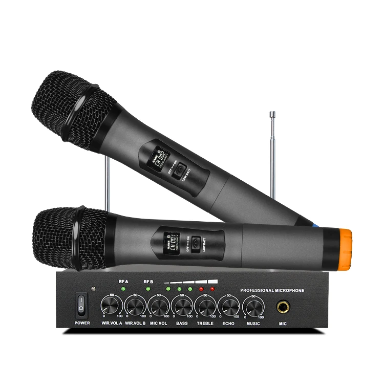 Беспроводной микрофон Flagsound S 16 UHF металлический динамический Система домашнего