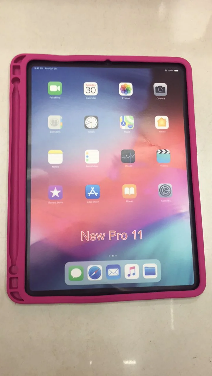 Противоударный чехол для Apple iPad Pro 11 дюймов милый мягкий силиконовый резиновый