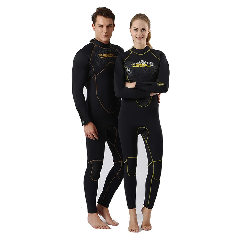 Брендовый слитный мужской зимний гидрокостюм с флисовой подкладкой 5 мм