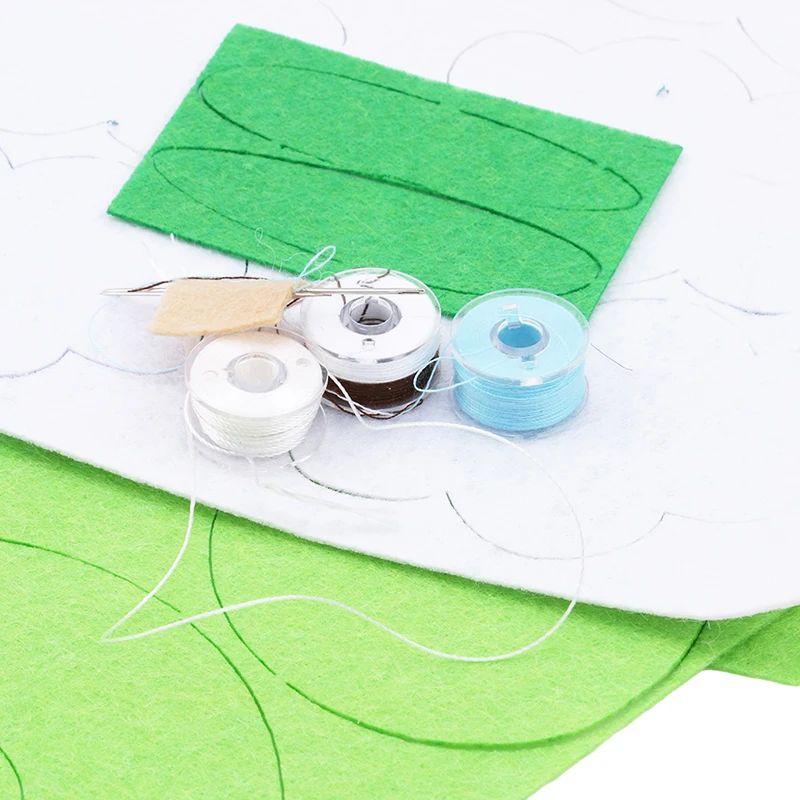 Воздушный шар ветряные колокольчики Бесплатная резка перо материал набор войлок