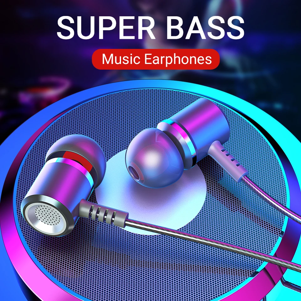 Проводные наушники Langsdom M400 игровые для телефона iphone спортивные