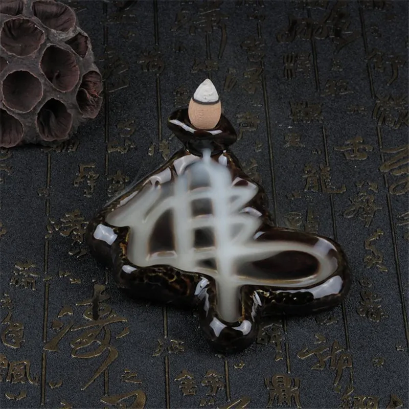 Экзотический китайский персонаж дизайн курильница для благовоний держатели