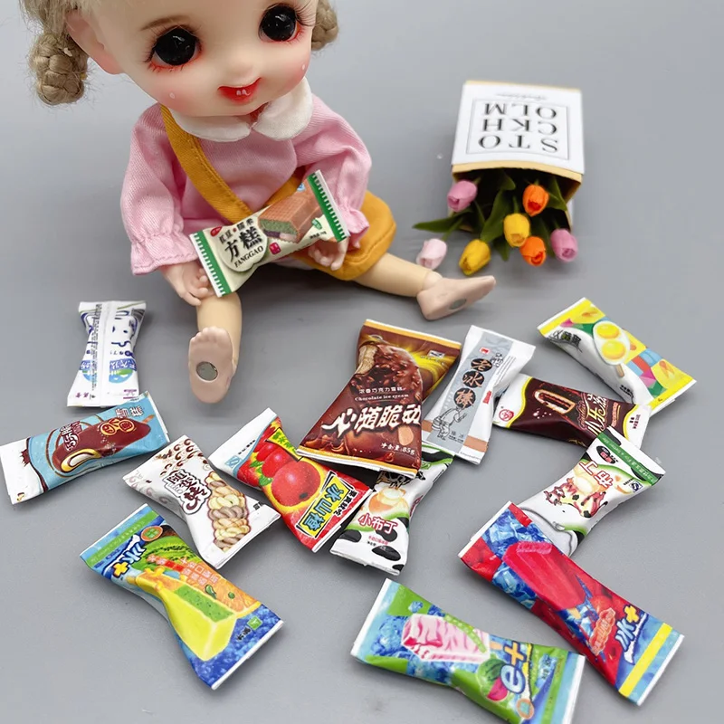 5/10 шт. миниатюрная еда для кукольного домика мини-еда мороженого семейная Blyth Barbies