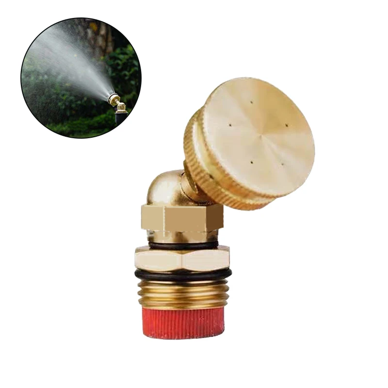 

1 PCS Male 1/2" Brass 5 Holes Sprinkler Adjustable Garden Sprayer Nozzle Irrigation