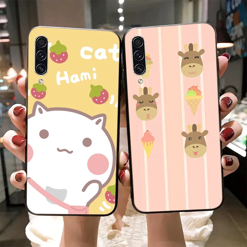 Милый противоударный чехол для телефона kawaii С мультяшным котом Huawei P30 P20 P40 P10 Pro Lite