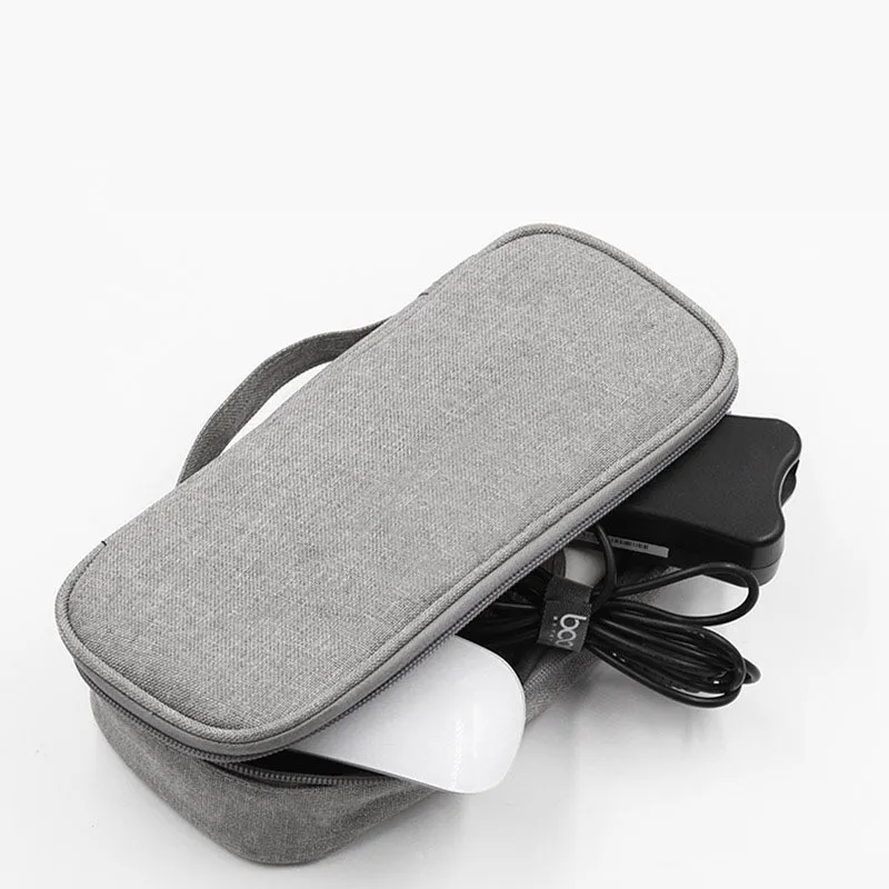 Portable Cable Organizer Bag For Electronics Travel Digital Gadgets Case Headphones Charger Wires Storage Pouch Accessories Item