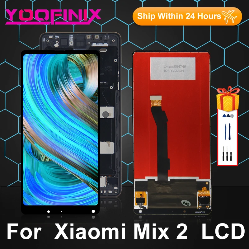 5 99 &quotОригинальный дисплей для Xiaomi Mi Mix 2 сенсорный экран дигитайзер запасные