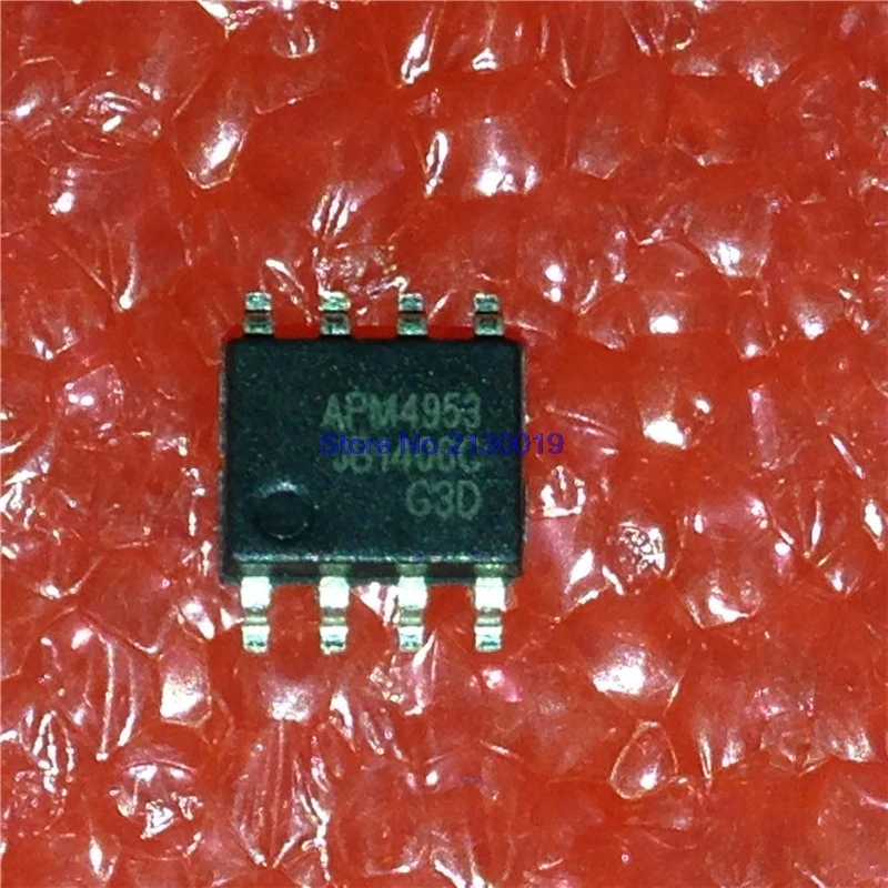 20 шт./лот Новинка APM4953 4953 двойной Р-канальный Повышение Режим MOSFET лапками углублением SOP-8