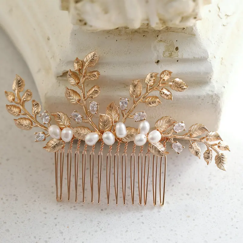 

Ретро Изысканная Свадебная расческа для волос Роскошный Циркон Свадебные аксессуары для волос