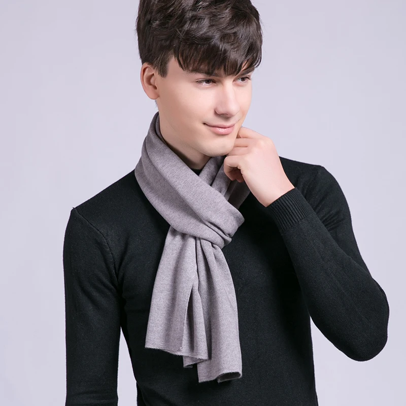 Winter Men Cashmere Scarf Plaid Wool Warps Luxury Brand Shawls and Wraps Classical Male Warm Oversize Plaid Wool Scarves Echarpe