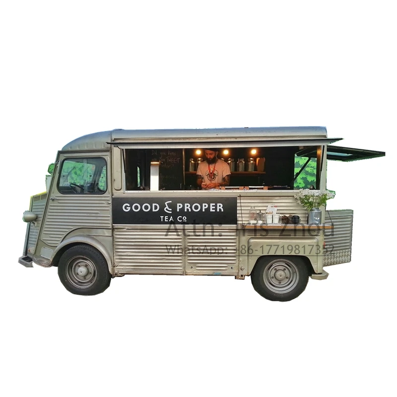 Электрический передвижной грузовик для еды мороженое пузыри чай хот дог уличная