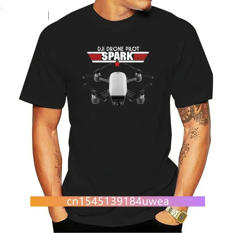 

New 2021 Summer Tee Shirt Dji Spark Dji Drone Phantom 4 T Shirt Pilot Cool T Shirt 012413