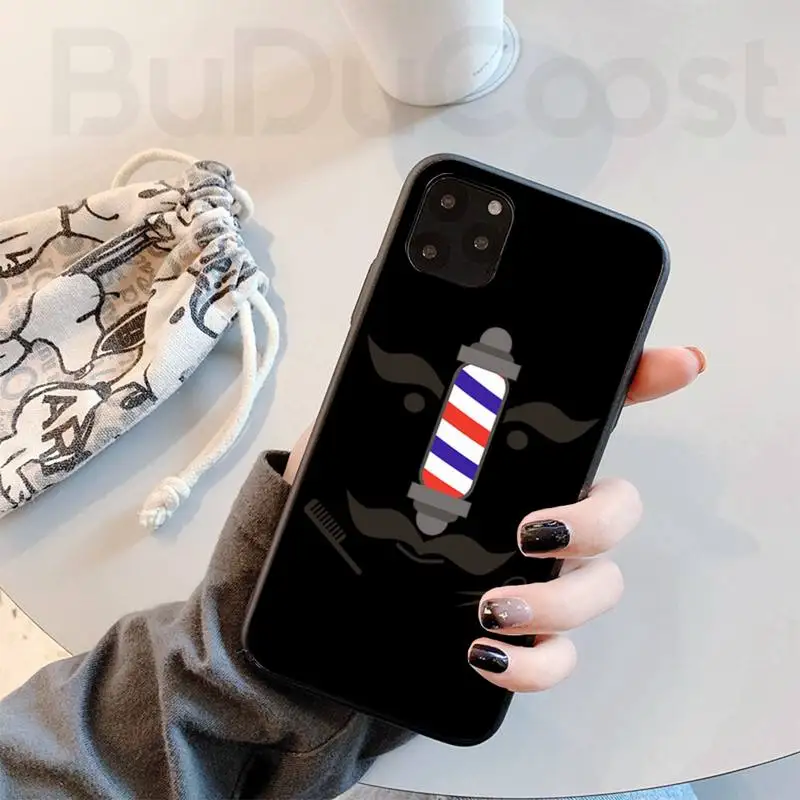 Чехол для телефона Barbershop с ножницами IBAFFI iphone 11 Pro11 Pro Max X XS XR MAX 8plus 7 6S plus 5s se 7plus |