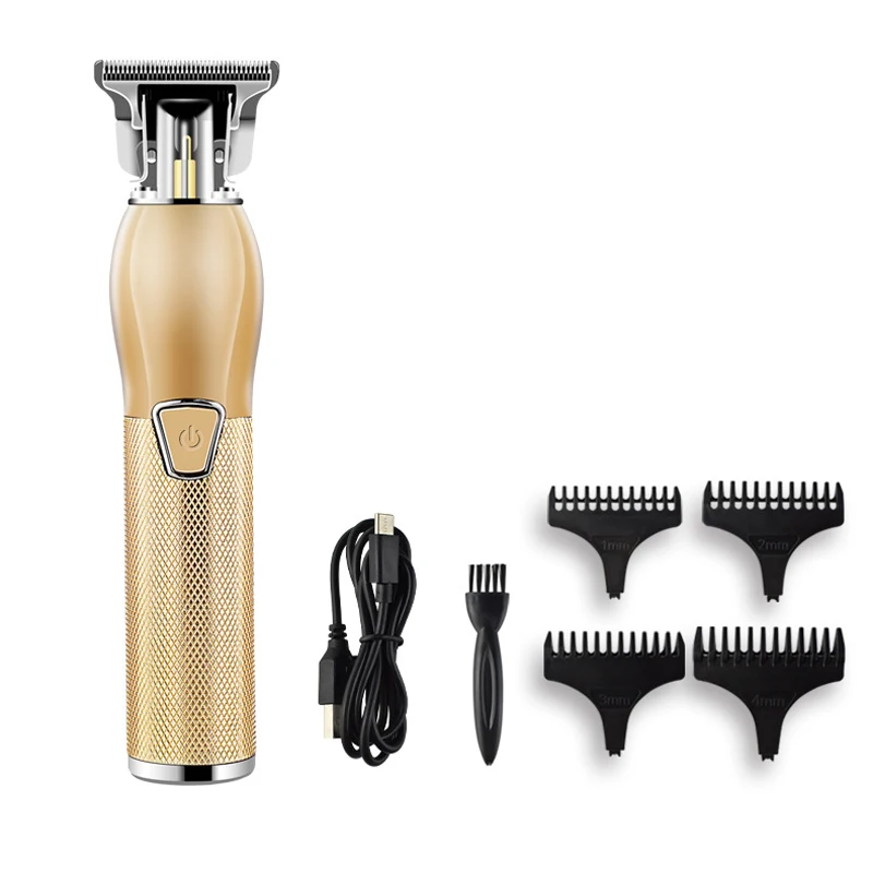 

electric hair trimmer cordless rechargeable hair clipper beard trimmer oil head clipper white engraving hair carving 0mm