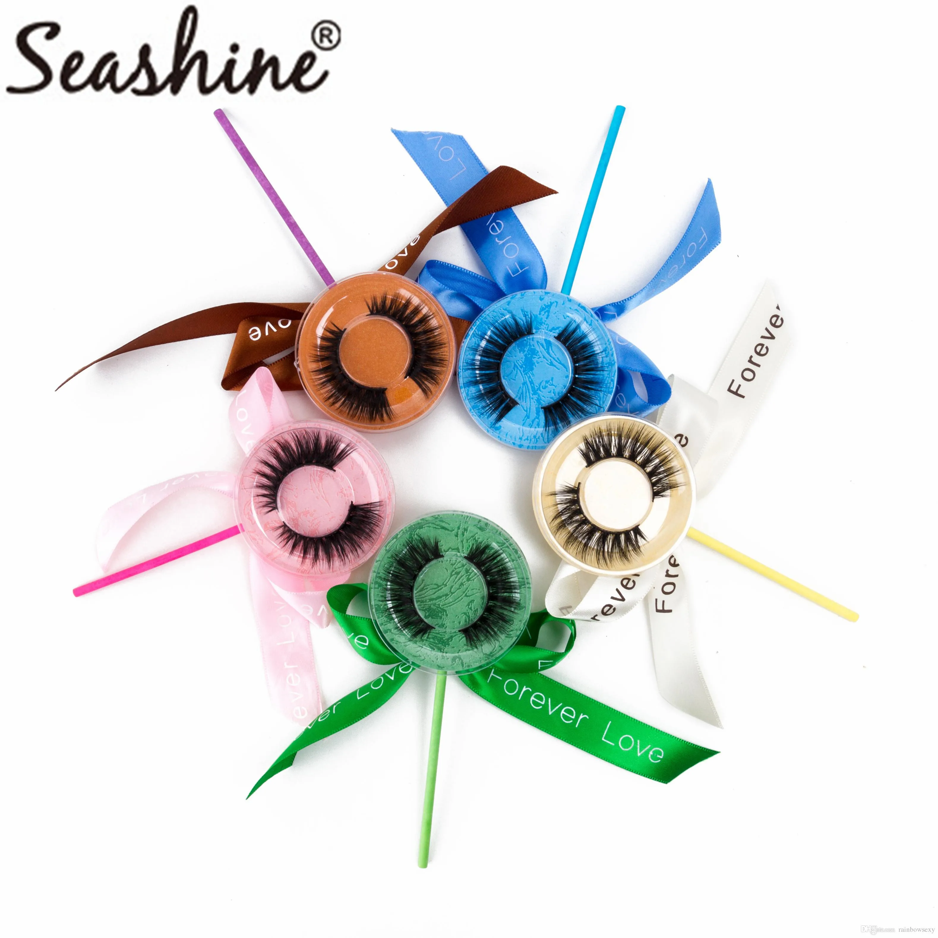 10 пар популярных стильных норковых ресниц с посылка пакетом леденцов