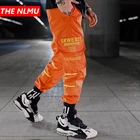 Брюки-карго мужские с принтом граффити, повседневные джоггеры, уличная одежда, брюки в стиле хип-хоп, тонкие джоггеры с эластичным поясом, лето 2020